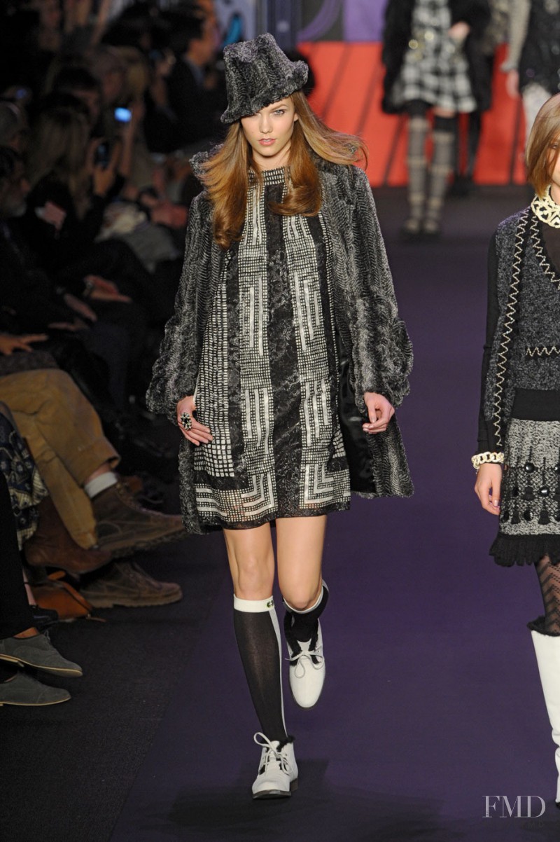 Karlie Kloss featured in  the Anna Sui fashion show for Autumn/Winter 2011