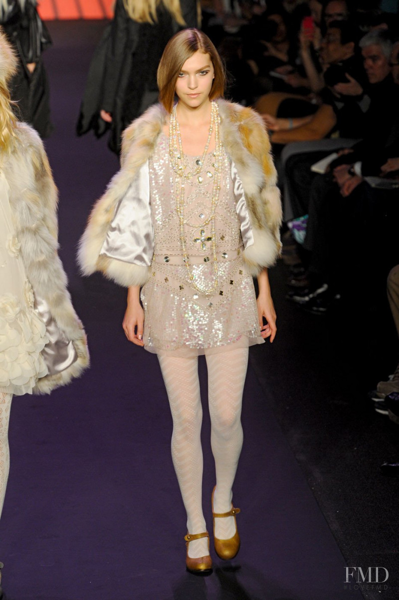 Arizona Muse featured in  the Anna Sui fashion show for Autumn/Winter 2011