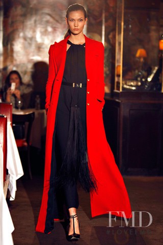 Karlie Kloss featured in  the Bill Blass fashion show for Autumn/Winter 2011