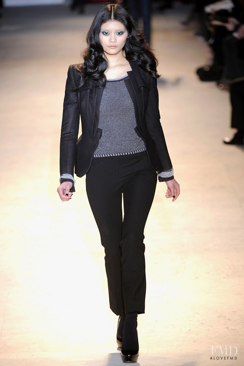 Ming Xi featured in  the Zac Posen fashion show for Autumn/Winter 2011