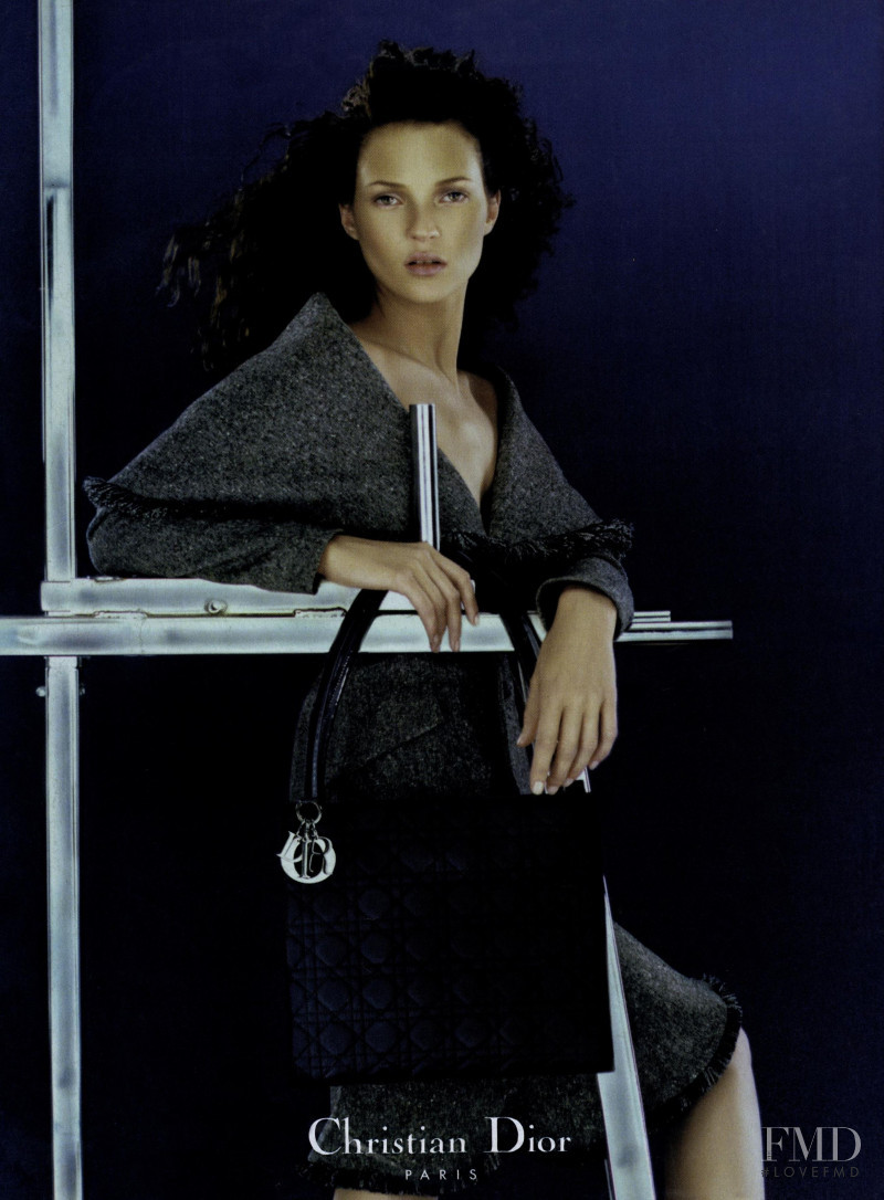 Kate Moss featured in  the Christian Dior advertisement for Autumn/Winter 1998