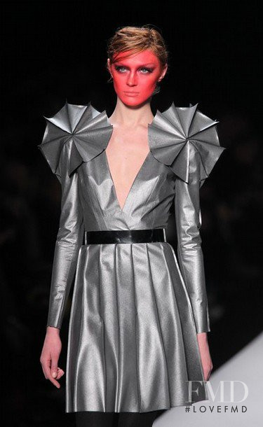 Olga Sherer featured in  the Viktor & Rolf fashion show for Autumn/Winter 2011