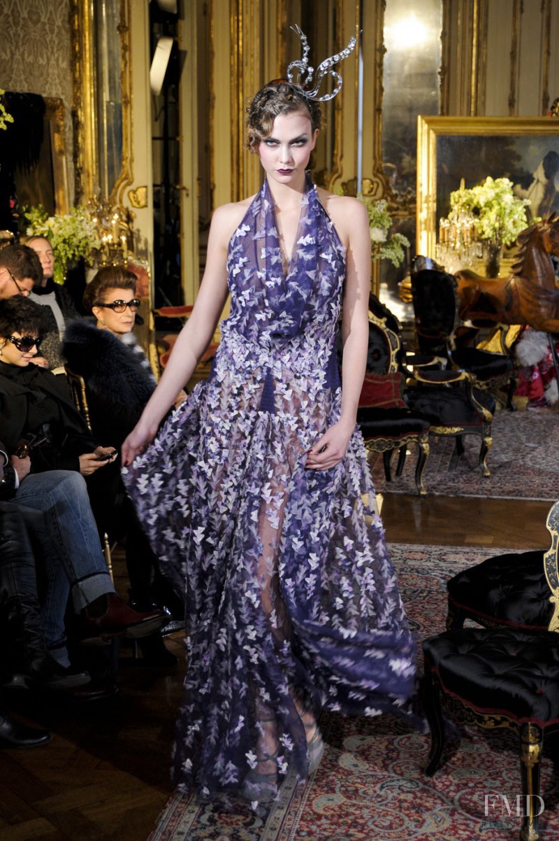 Karlie Kloss featured in  the John Galliano fashion show for Autumn/Winter 2011