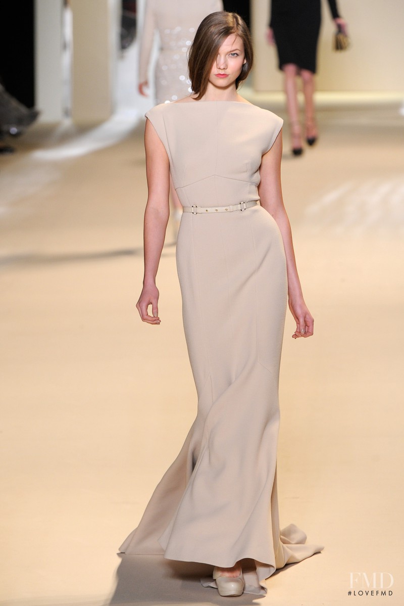 Karlie Kloss featured in  the Elie Saab fashion show for Autumn/Winter 2011