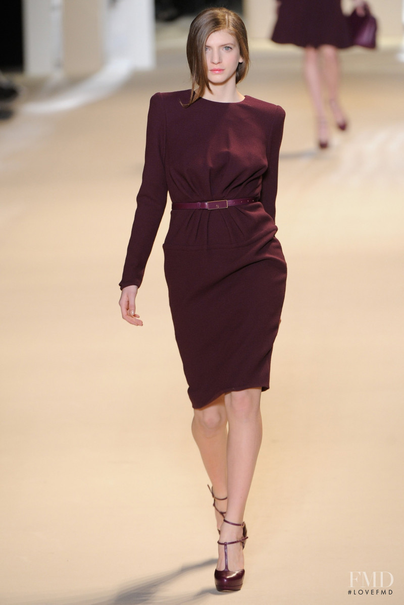 Caterina Ravaglia featured in  the Elie Saab fashion show for Autumn/Winter 2011