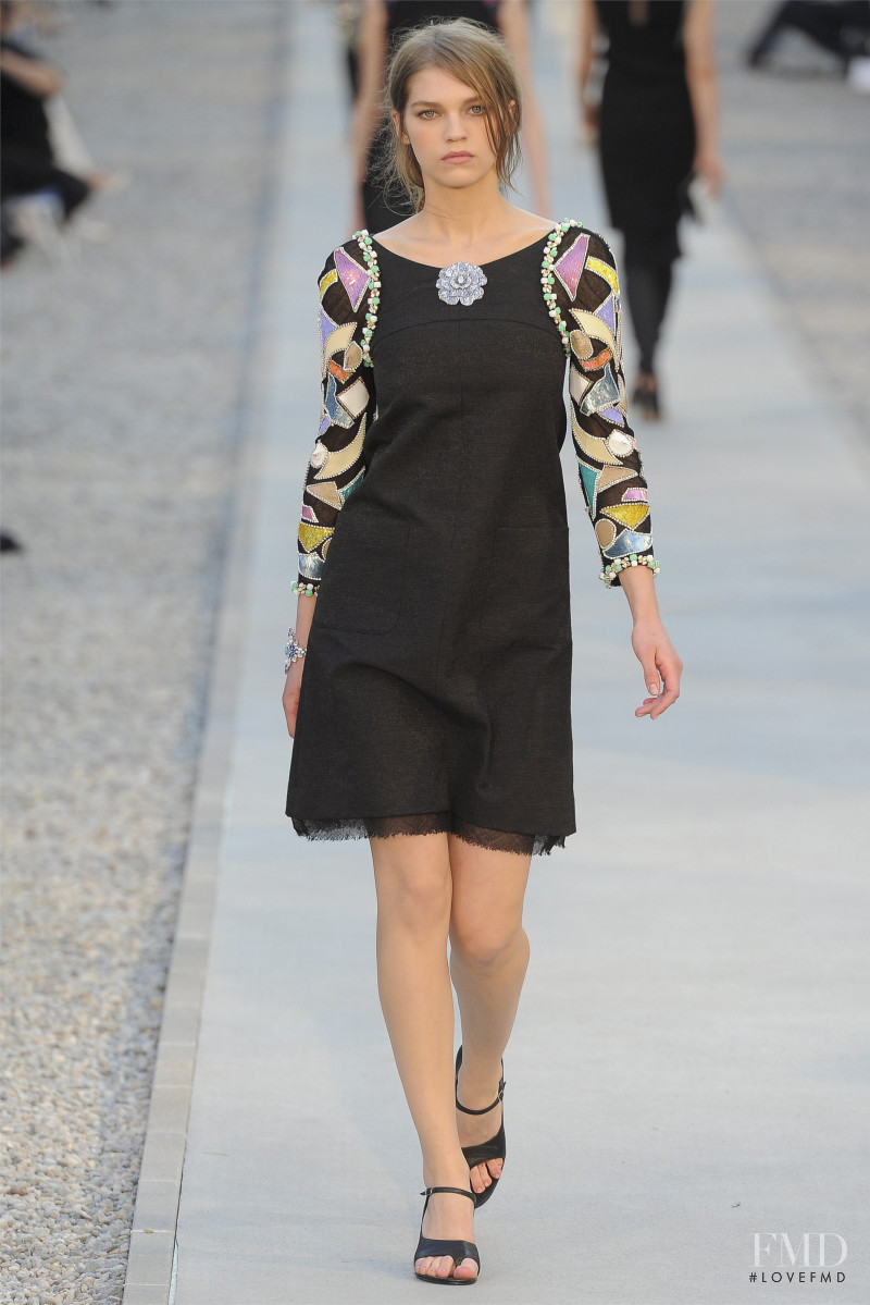 Samantha Gradoville featured in  the Chanel fashion show for Resort 2012