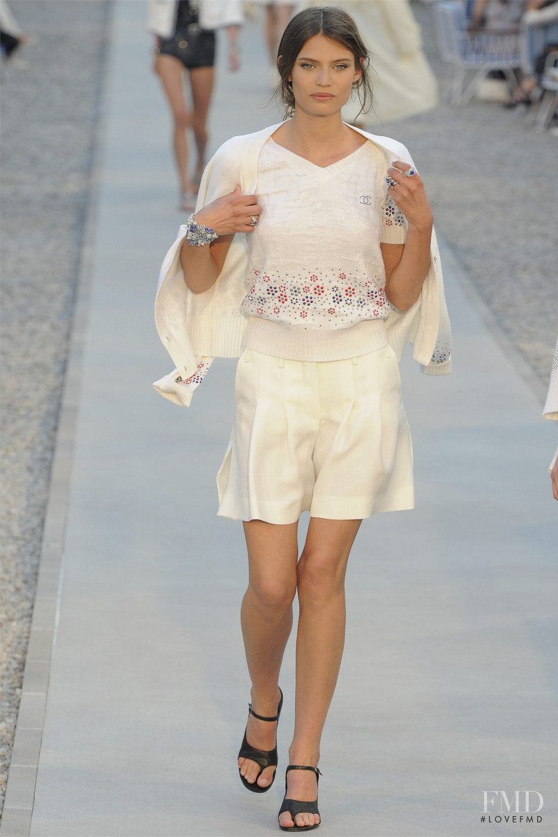 Bianca Balti featured in  the Chanel fashion show for Resort 2012