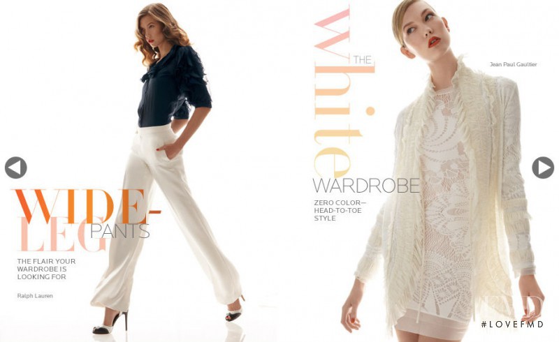 Karlie Kloss featured in  the Neiman Marcus lookbook for Spring 2011