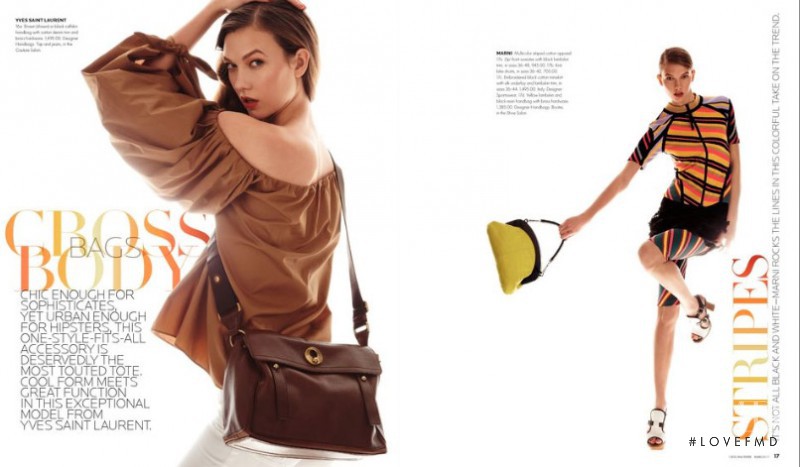 Karlie Kloss featured in  the Neiman Marcus lookbook for Spring 2011