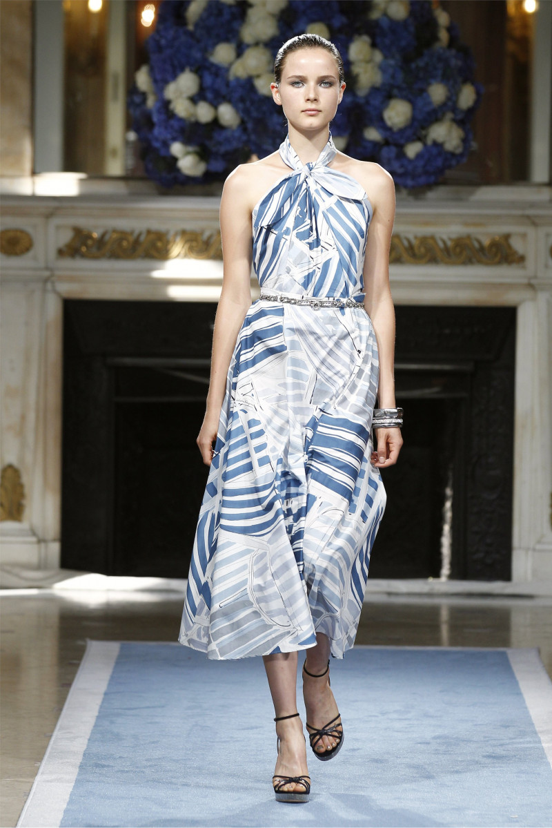 Anna de Rijk featured in  the Salvatore Ferragamo fashion show for Resort 2012