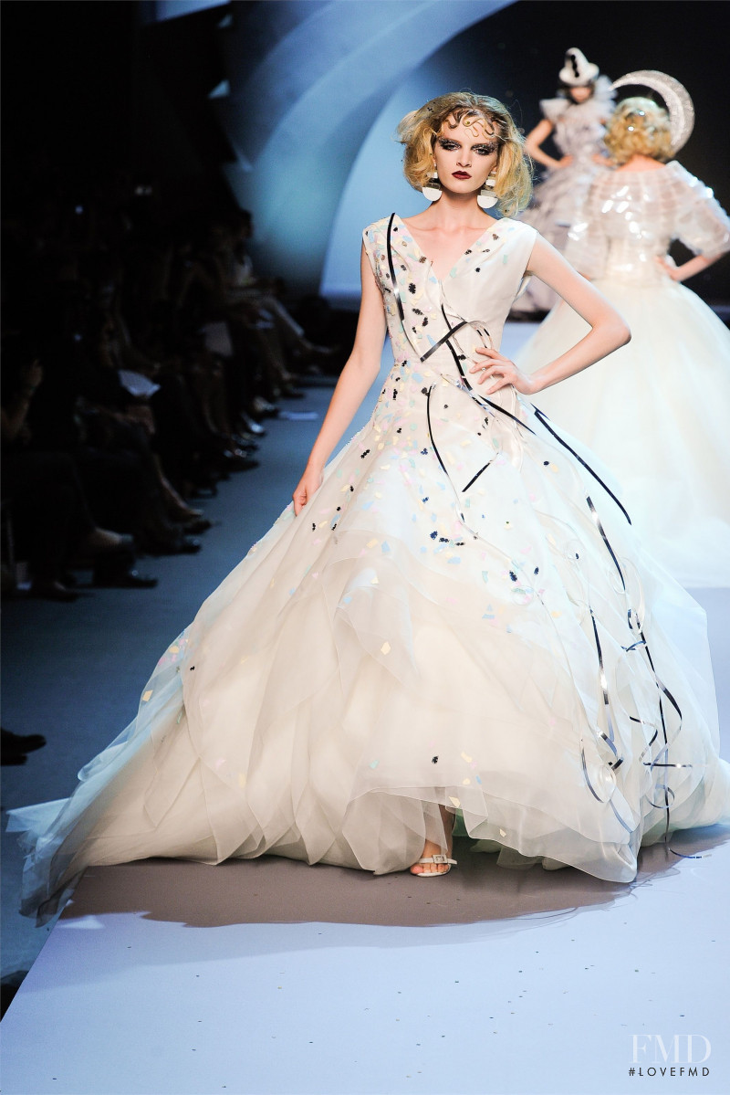 Daria Strokous featured in  the Christian Dior Haute Couture fashion show for Autumn/Winter 2011