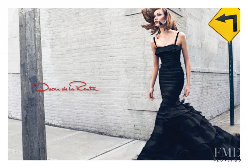 Karlie Kloss featured in  the Oscar de la Renta advertisement for Autumn/Winter 2011