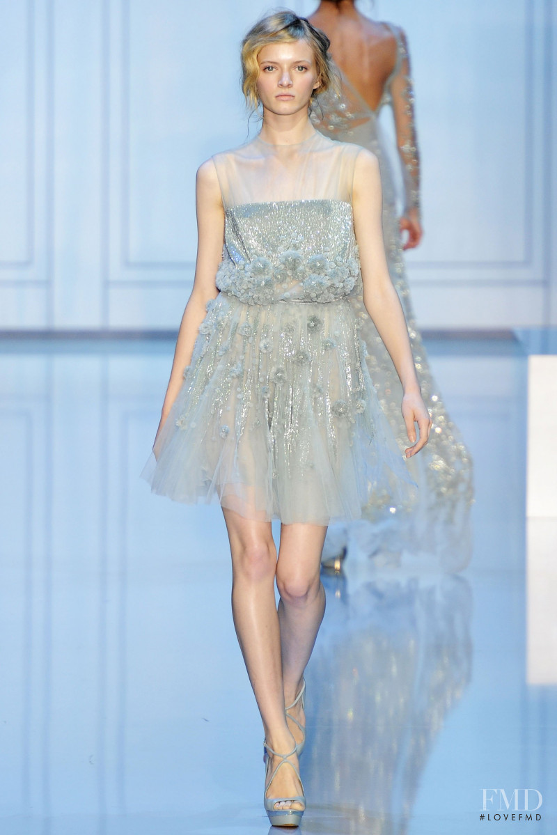Daria Strokous featured in  the Elie Saab Couture fashion show for Autumn/Winter 2011