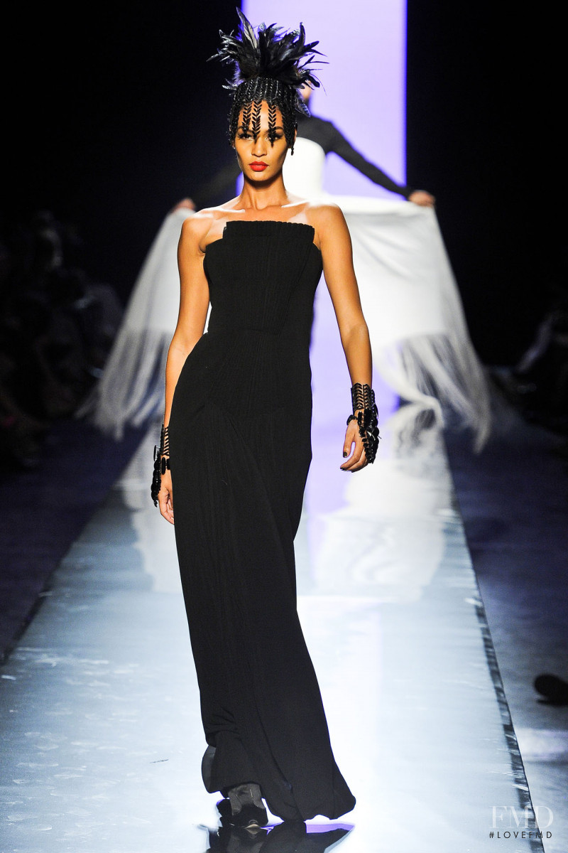 Joan Smalls featured in  the Jean Paul Gaultier Haute Couture fashion show for Autumn/Winter 2011