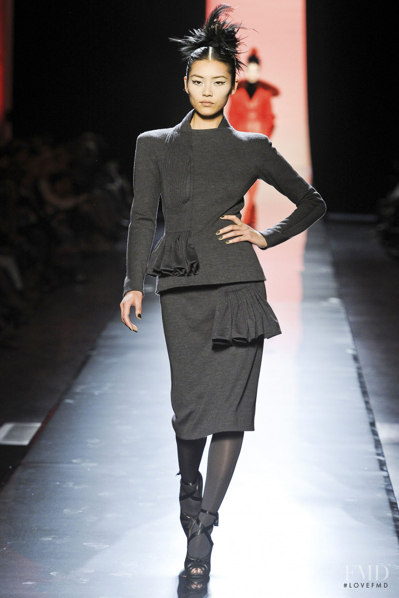 Liu Wen featured in  the Jean Paul Gaultier Haute Couture fashion show for Autumn/Winter 2011