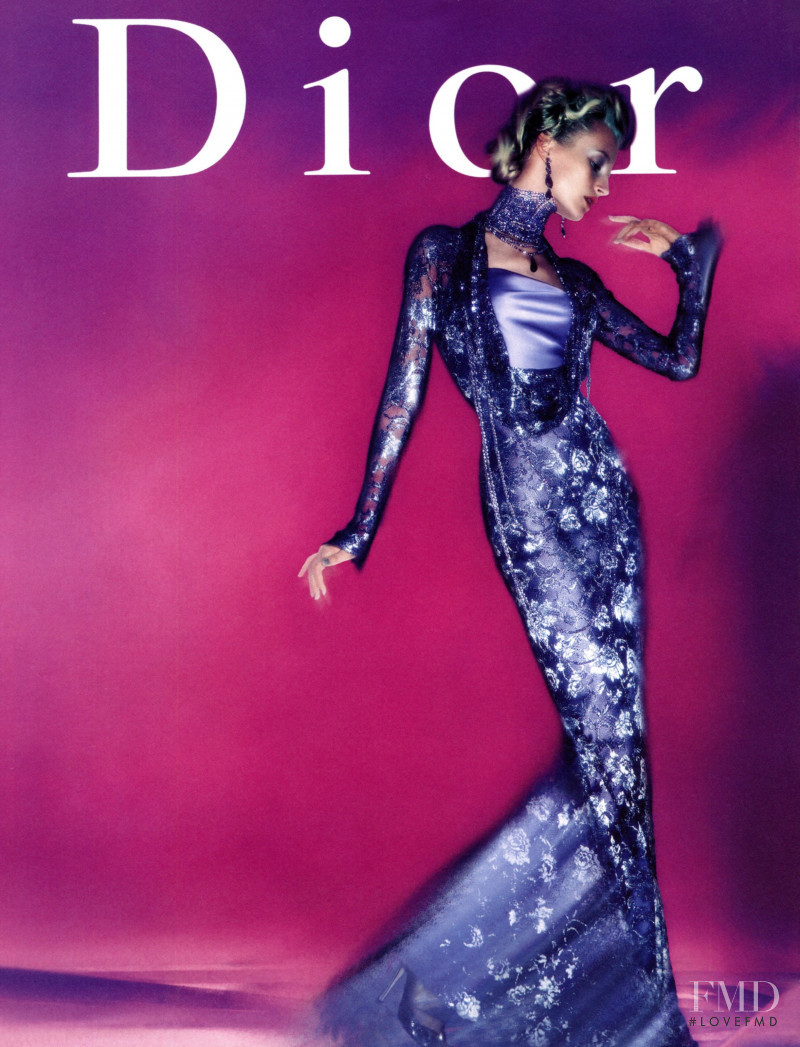 Esther de Jong featured in  the Christian Dior advertisement for Spring/Summer 1998