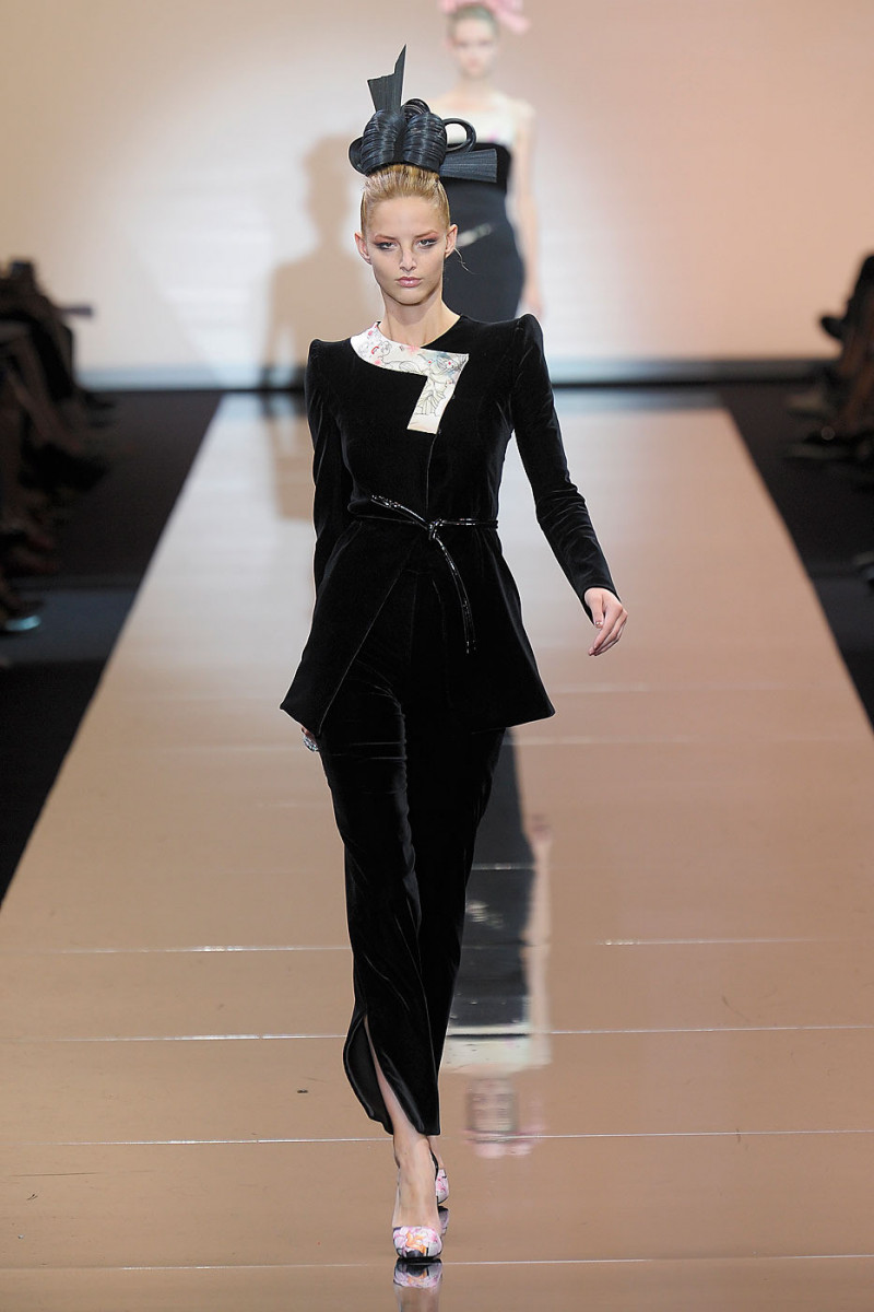 Michaela Kocianova featured in  the Armani Prive fashion show for Autumn/Winter 2011