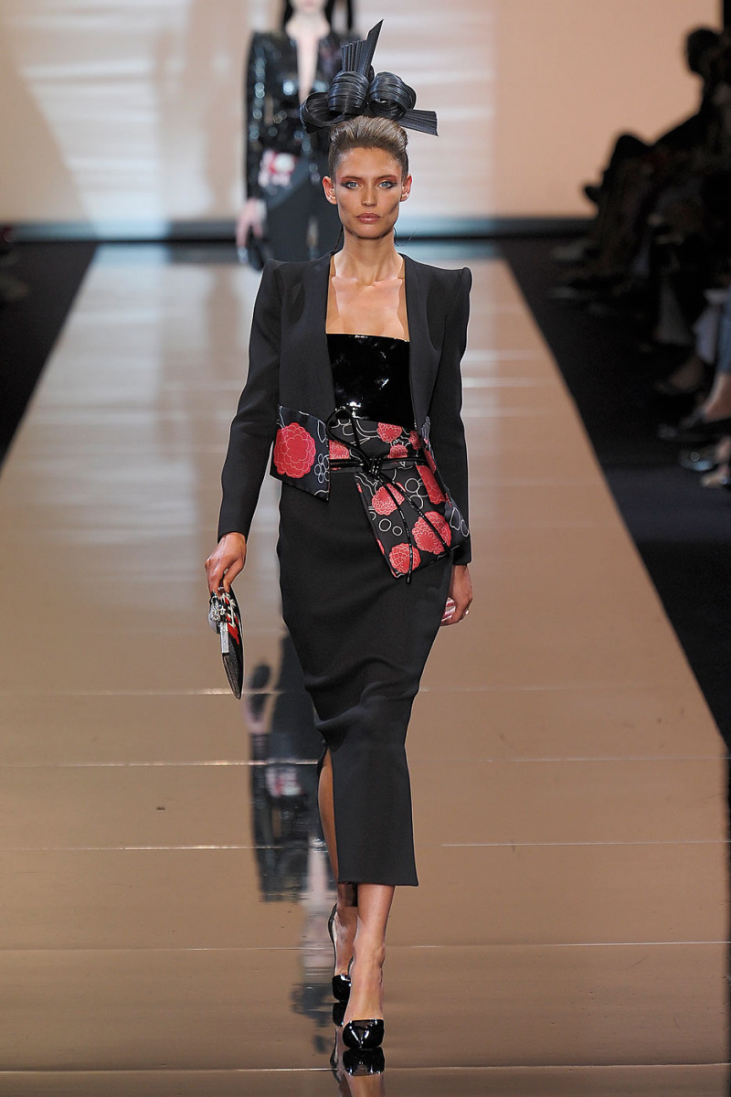Bianca Balti featured in  the Armani Prive fashion show for Autumn/Winter 2011