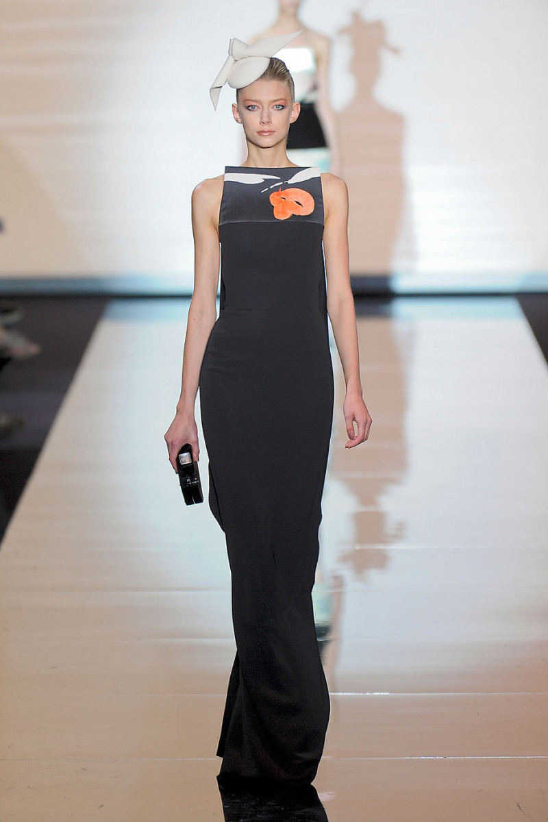 Kelli Lumi featured in  the Armani Prive fashion show for Autumn/Winter 2011