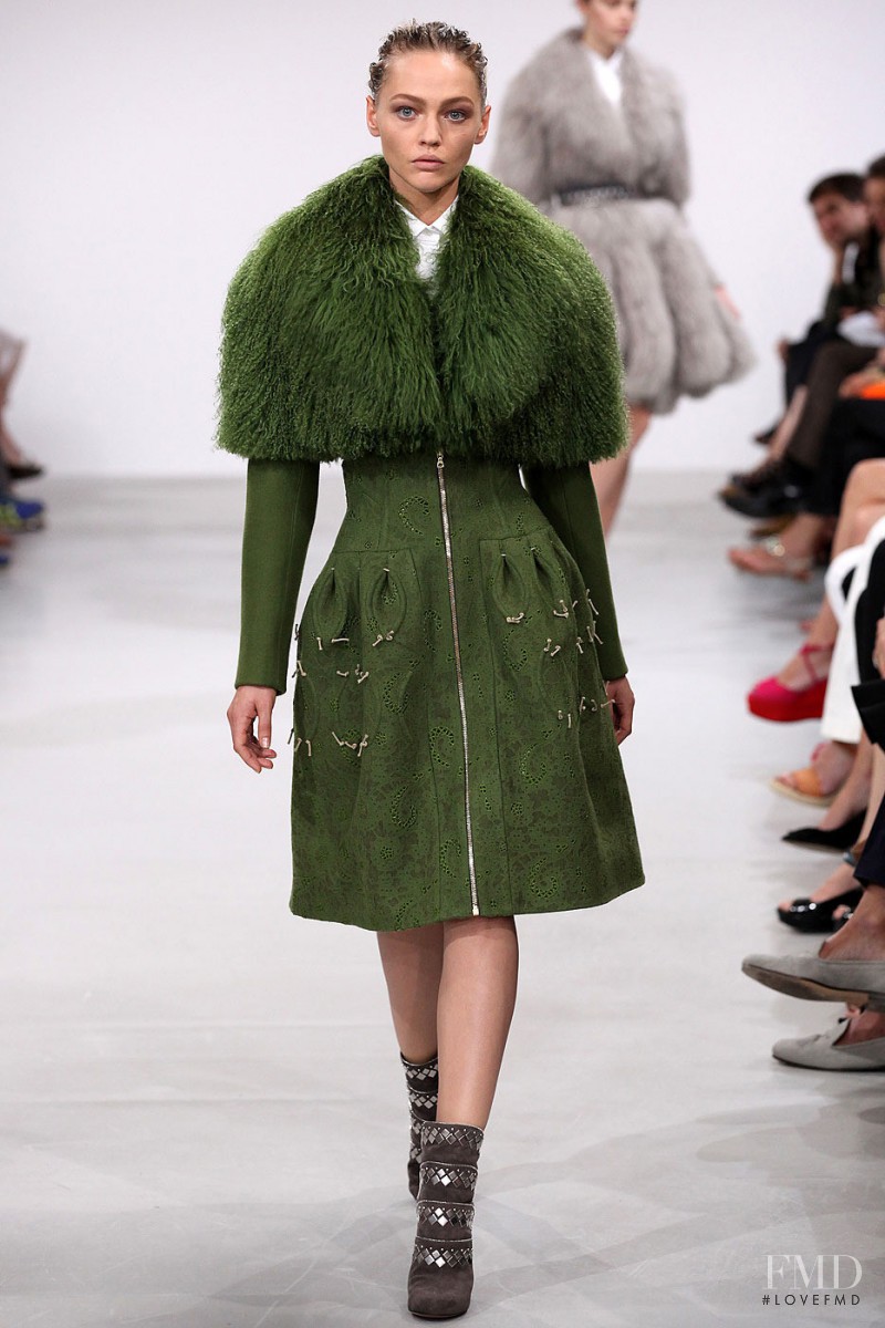 Sasha Pivovarova featured in  the Alaia fashion show for Autumn/Winter 2011