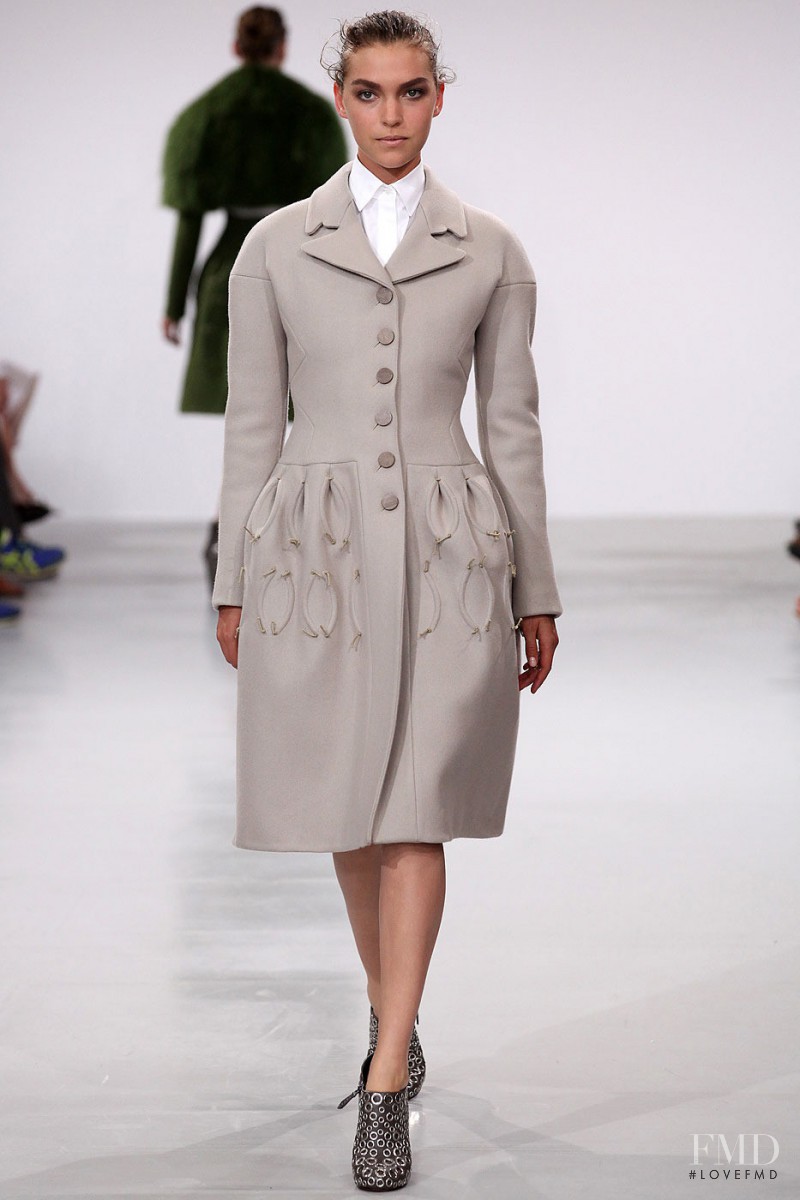 Arizona Muse featured in  the Alaia fashion show for Autumn/Winter 2011