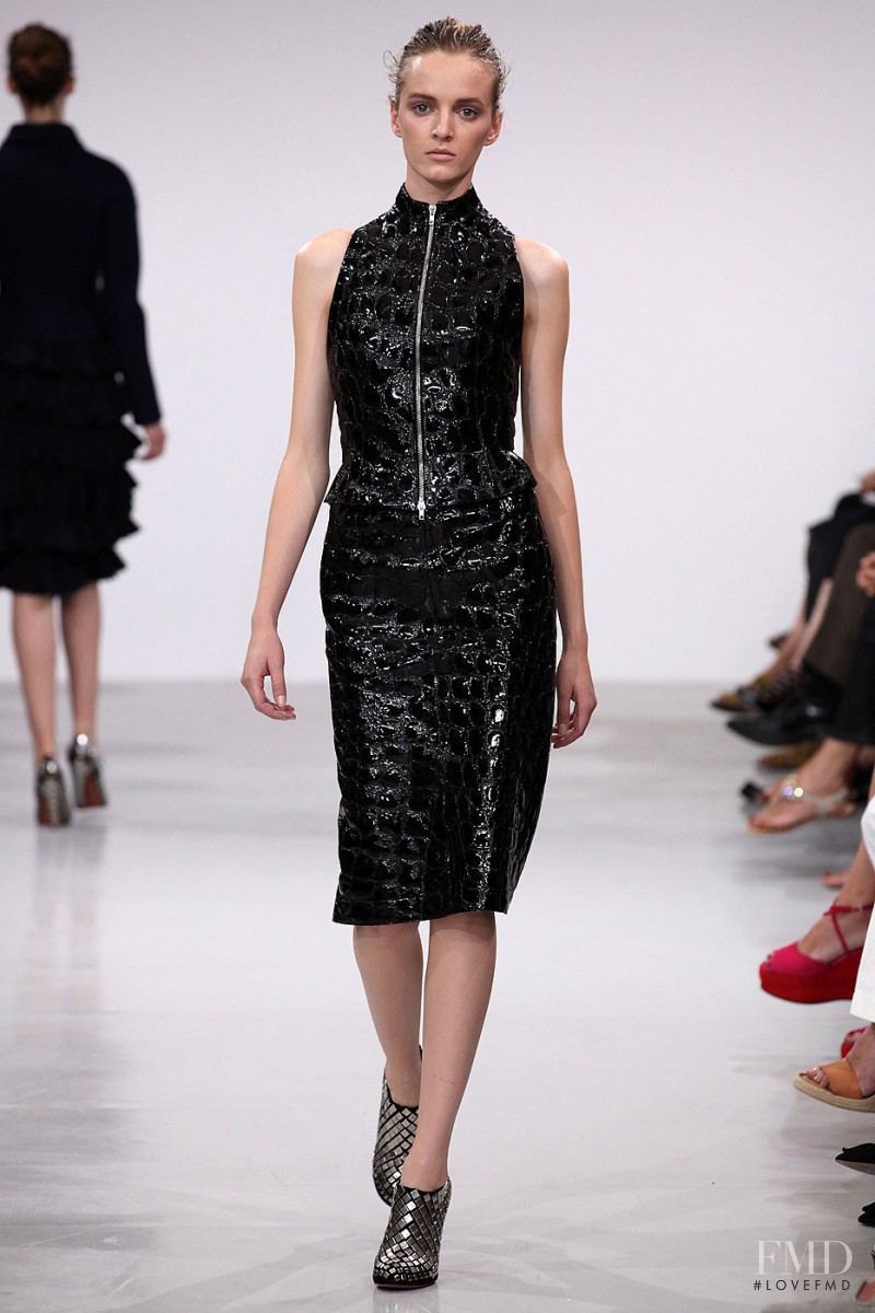Daria Strokous featured in  the Alaia fashion show for Autumn/Winter 2011