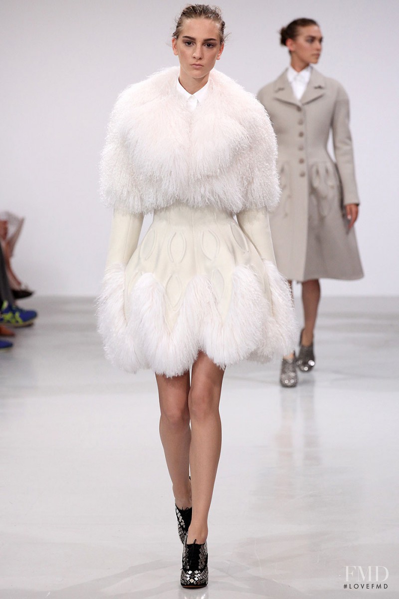 Arizona Muse featured in  the Alaia fashion show for Autumn/Winter 2011