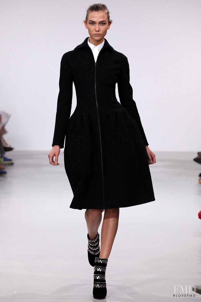 Karlie Kloss featured in  the Alaia fashion show for Autumn/Winter 2011