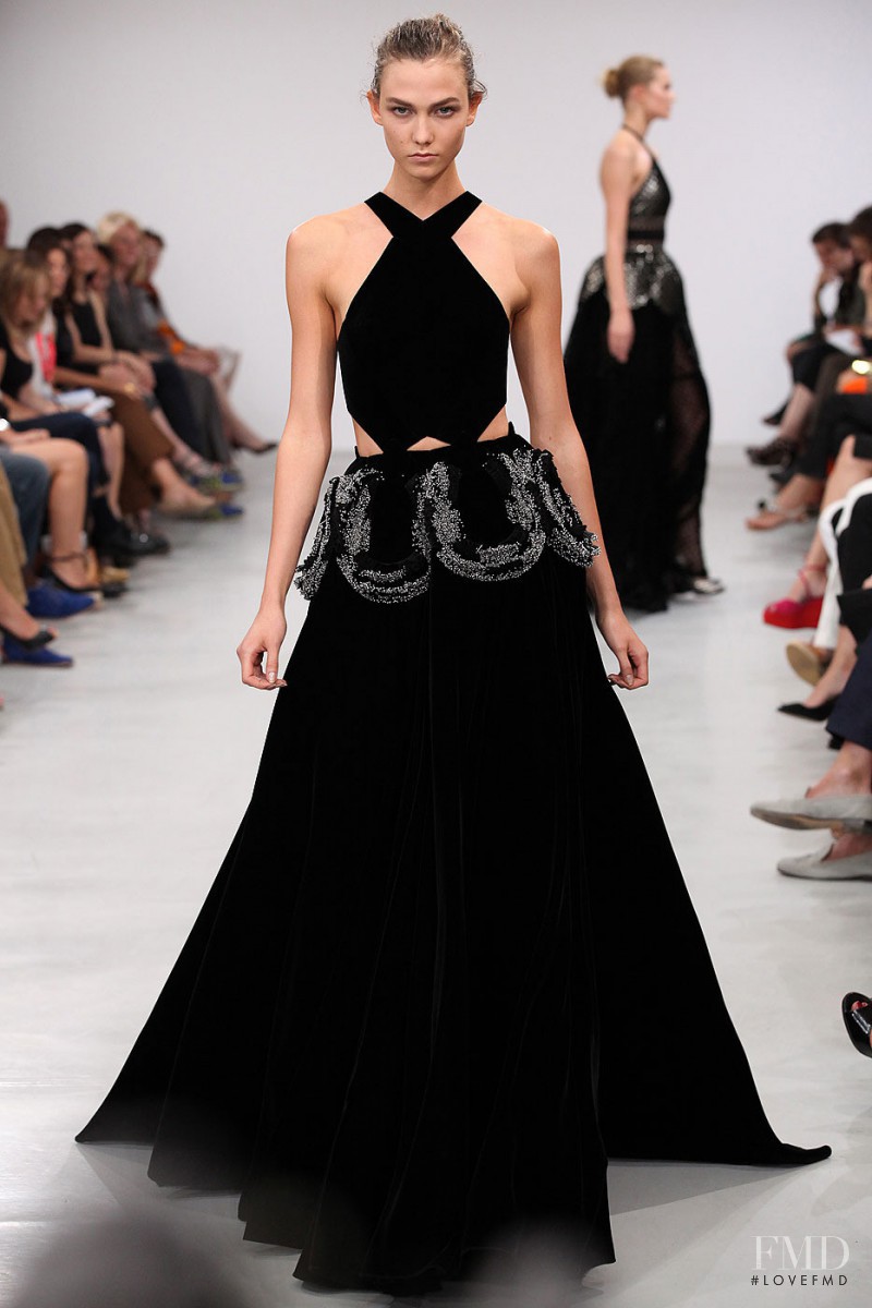 Karlie Kloss featured in  the Alaia fashion show for Autumn/Winter 2011