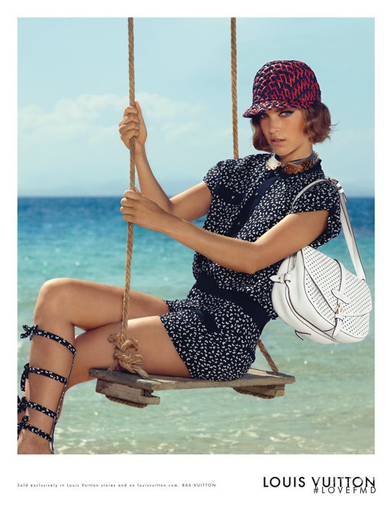 Arizona Muse featured in  the Louis Vuitton advertisement for Resort 2012