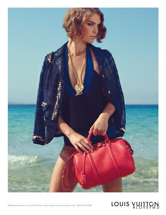 Arizona Muse featured in  the Louis Vuitton advertisement for Resort 2012