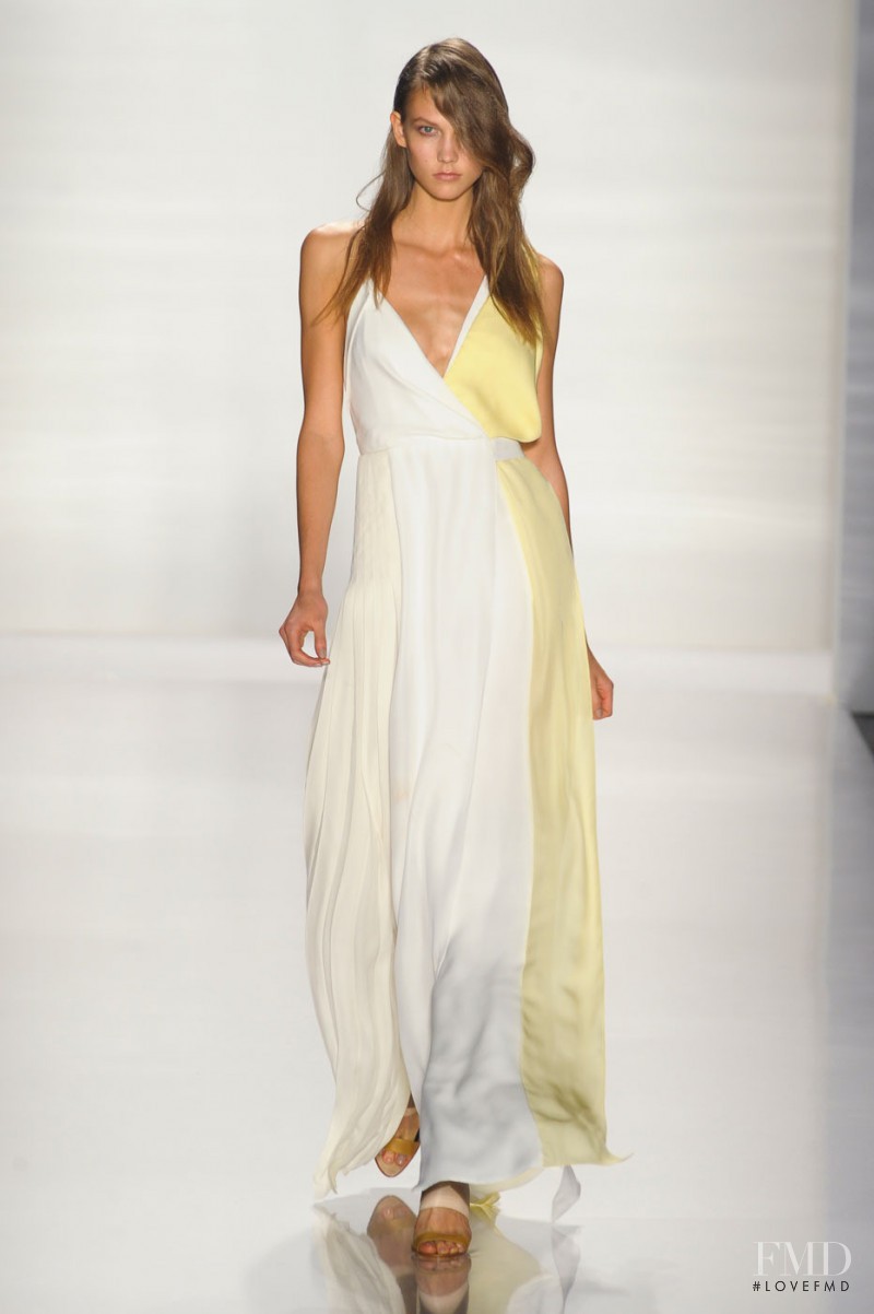 Karlie Kloss featured in  the J Mendel fashion show for Spring/Summer 2012