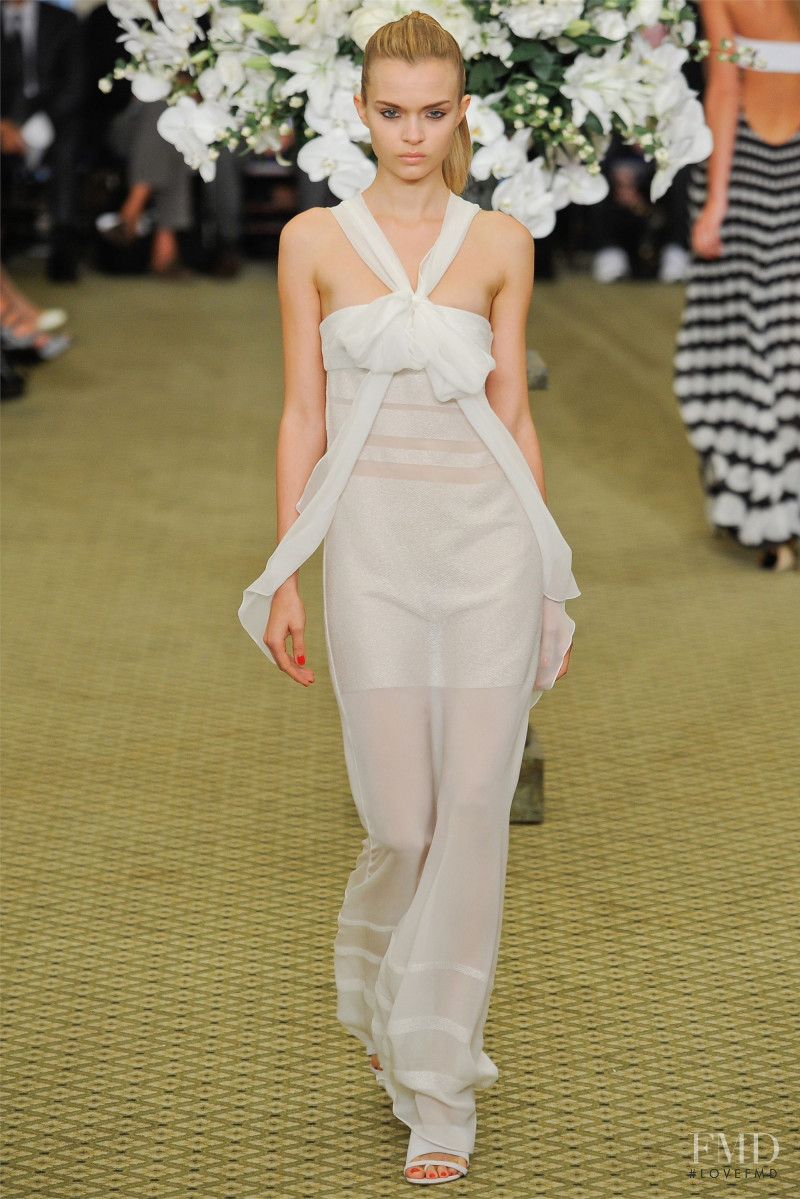 Josephine Skriver featured in  the Bill Blass fashion show for Spring/Summer 2012