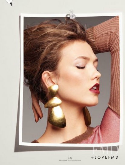 Karlie Kloss featured in  the Neiman Marcus lookbook for Fall 2011