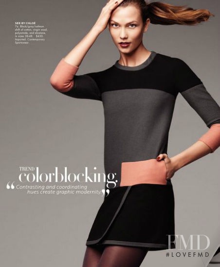 Karlie Kloss featured in  the Neiman Marcus lookbook for Fall 2011