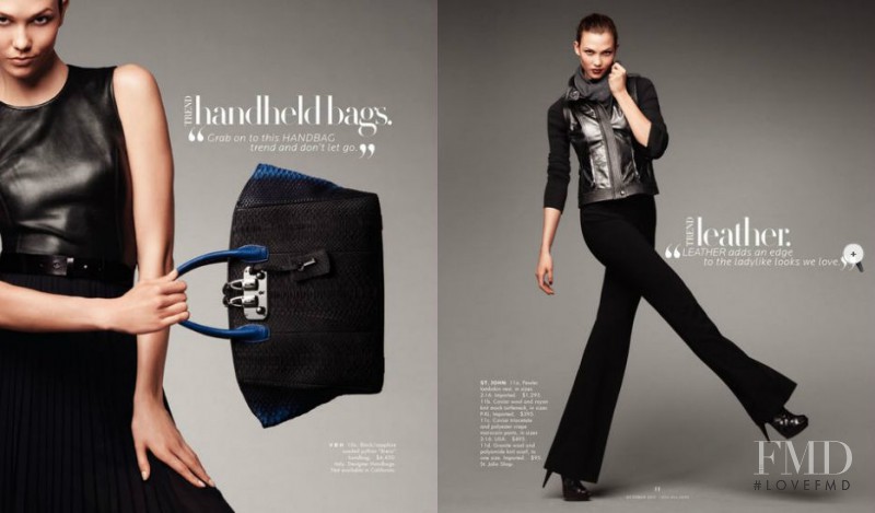 Karlie Kloss featured in  the Neiman Marcus lookbook for Fall 2011