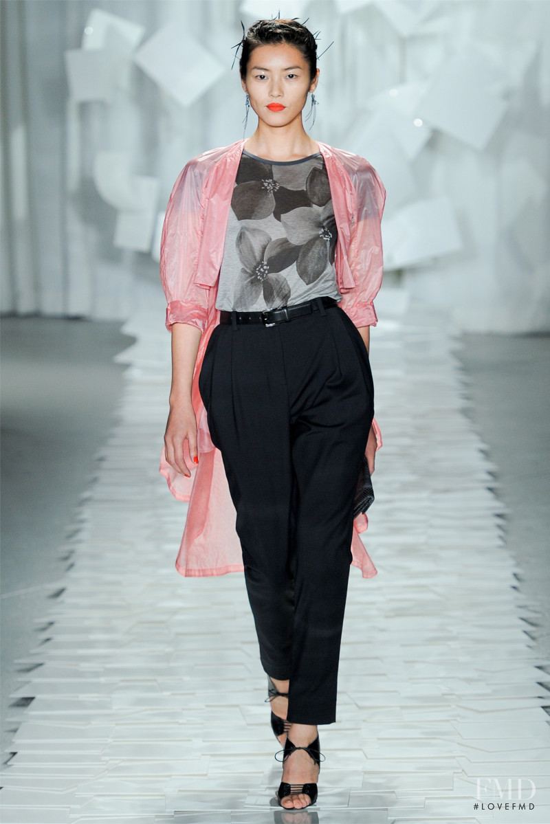 Liu Wen featured in  the Jason Wu fashion show for Spring/Summer 2012