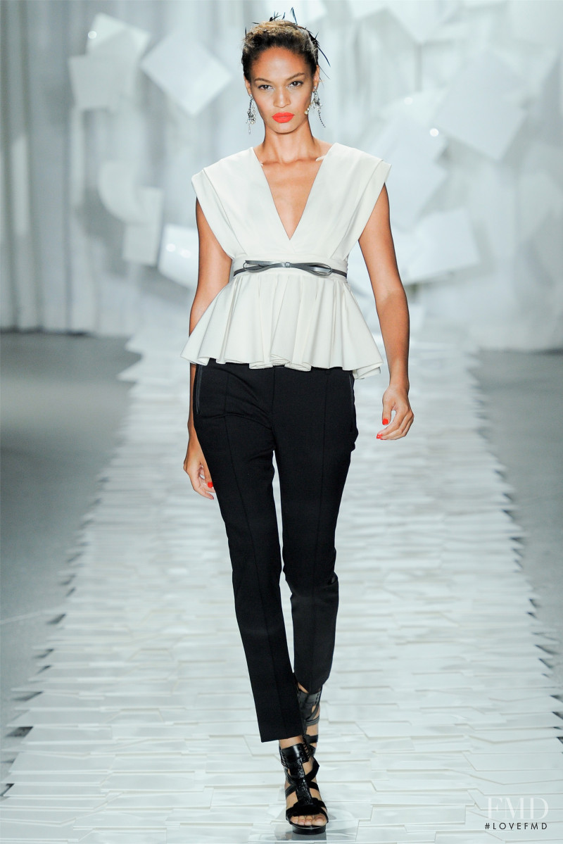 Joan Smalls featured in  the Jason Wu fashion show for Spring/Summer 2012