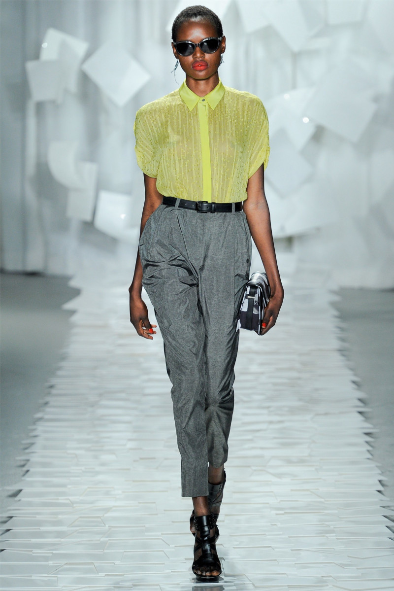 Ajak Deng featured in  the Jason Wu fashion show for Spring/Summer 2012