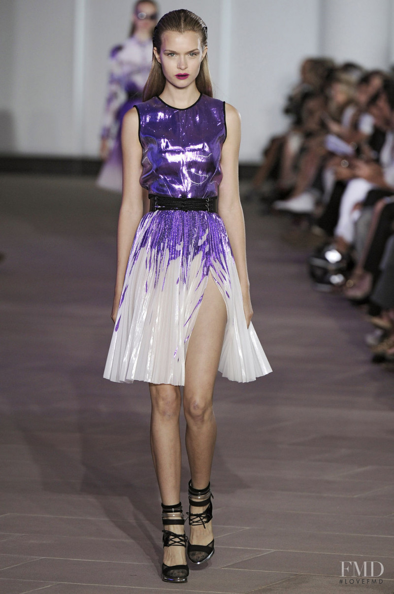 Josephine Skriver featured in  the Prabal Gurung fashion show for Spring/Summer 2012