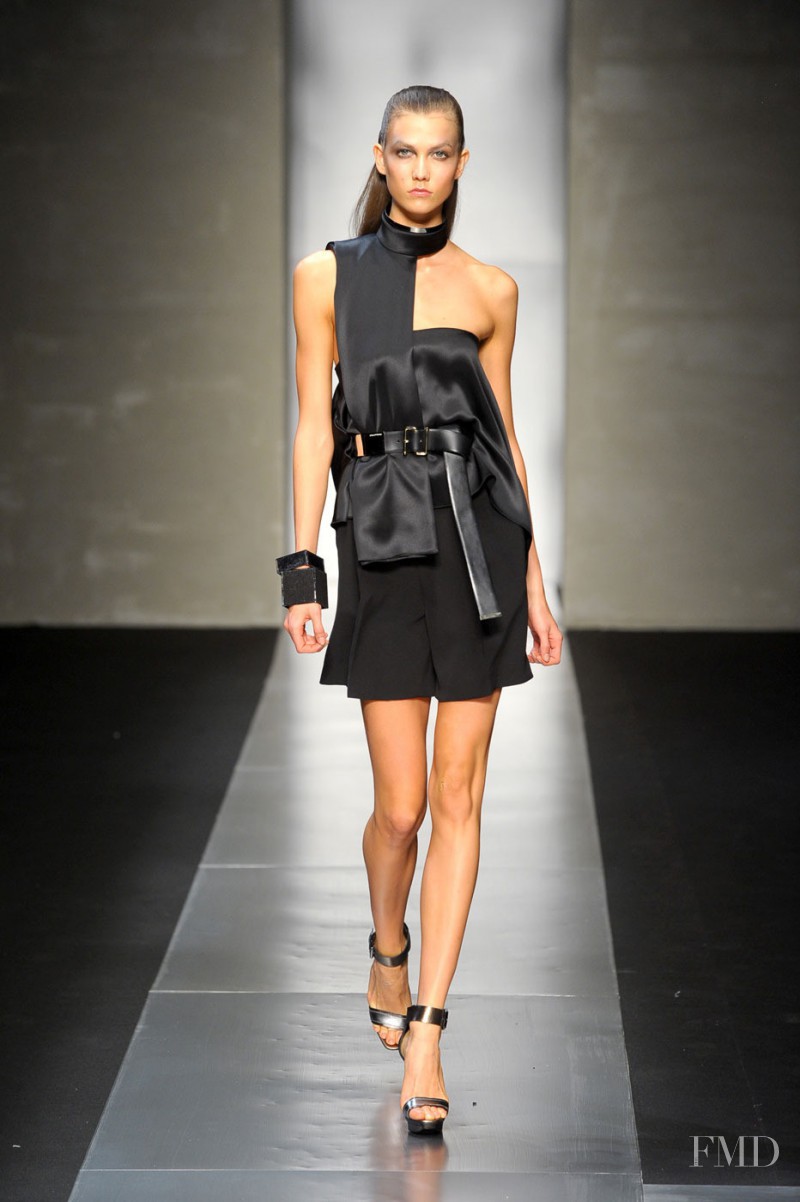Karlie Kloss featured in  the Gianfranco Ferré fashion show for Spring/Summer 2012