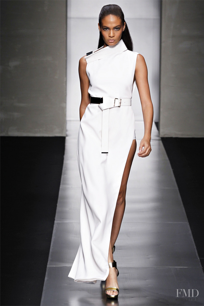 Joan Smalls featured in  the Gianfranco Ferré fashion show for Spring/Summer 2012