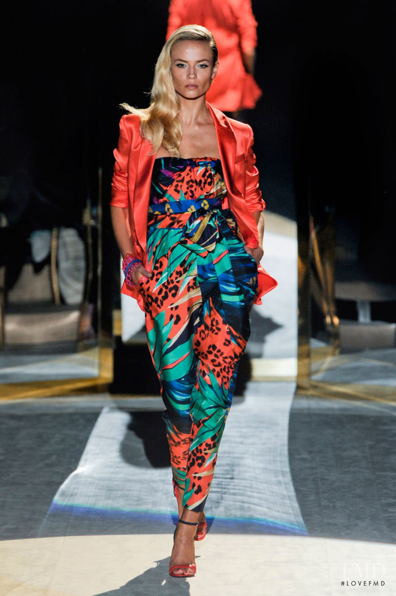 Natasha Poly featured in  the Salvatore Ferragamo fashion show for Spring/Summer 2012