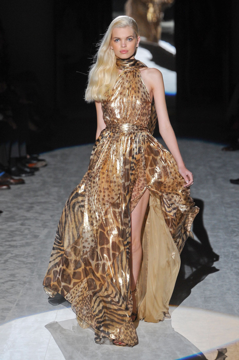 Daphne Groeneveld featured in  the Salvatore Ferragamo fashion show for Spring/Summer 2012