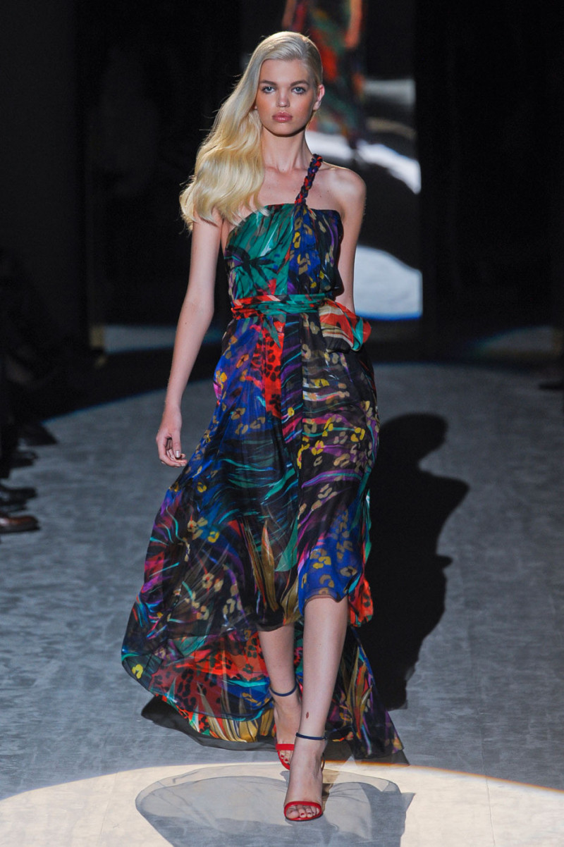 Daphne Groeneveld featured in  the Salvatore Ferragamo fashion show for Spring/Summer 2012