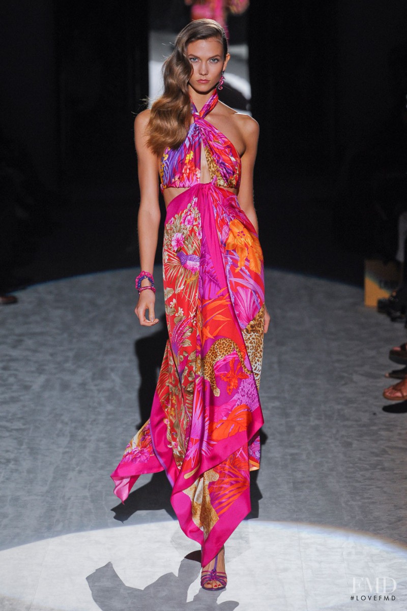 Karlie Kloss featured in  the Salvatore Ferragamo fashion show for Spring/Summer 2012