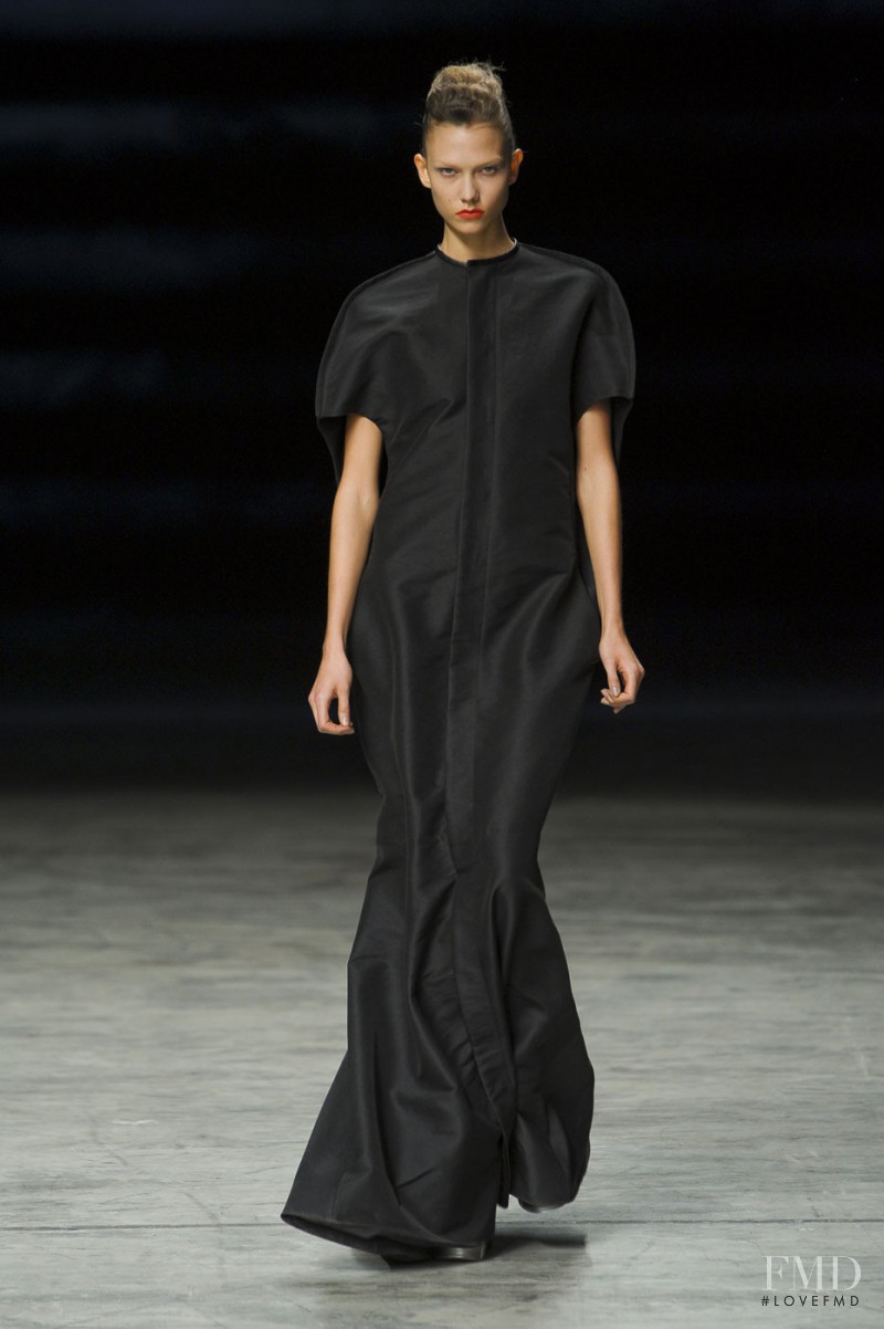 Karlie Kloss featured in  the Rick Owens Naska fashion show for Spring/Summer 2012