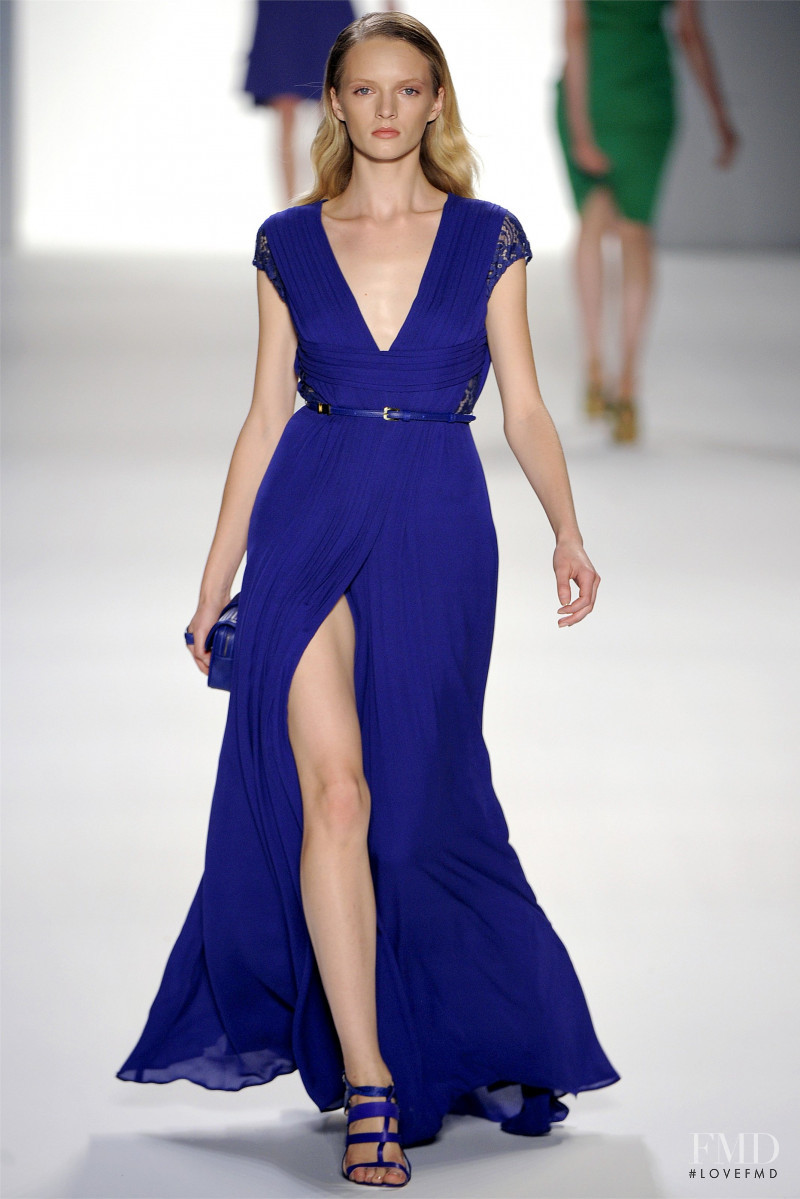 Daria Strokous featured in  the Elie Saab fashion show for Spring/Summer 2012