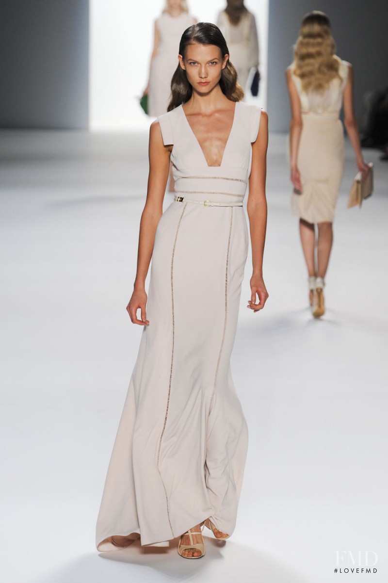 Karlie Kloss featured in  the Elie Saab fashion show for Spring/Summer 2012