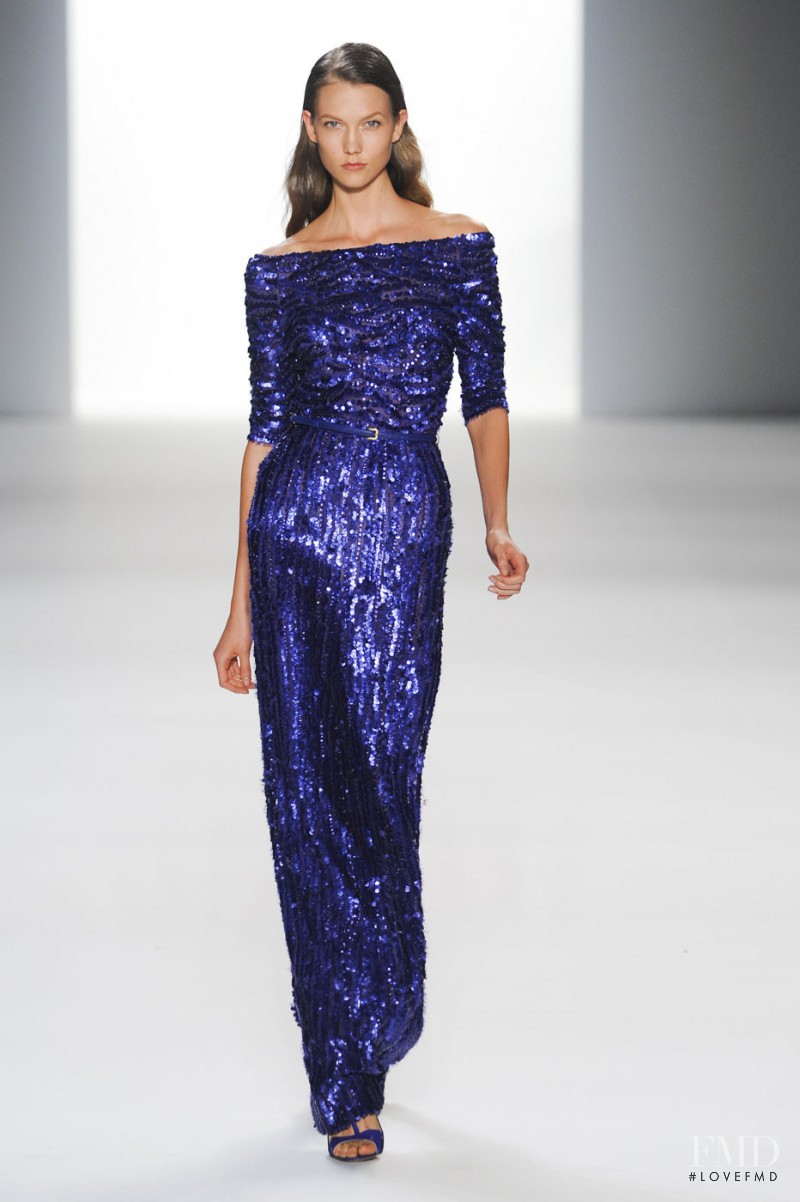 Karlie Kloss featured in  the Elie Saab fashion show for Spring/Summer 2012